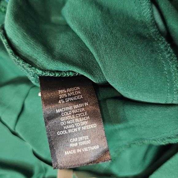 Carolina Belle Emerald Green Stretch Trousers Women’s Size 8 - Picture 4 of 9